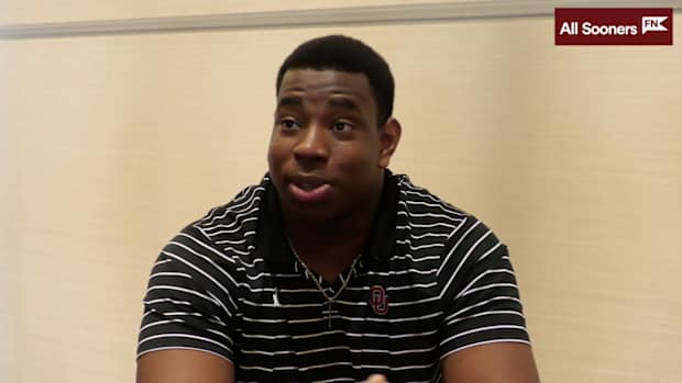 Daniel Akinkunmi OU Spring Media Day (3-6-24)