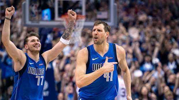 Luka Doncic Dirk Nowitzki