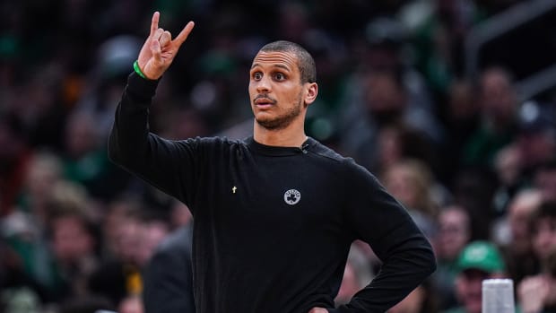 Boston Celtics coach Joe Mazzulla
