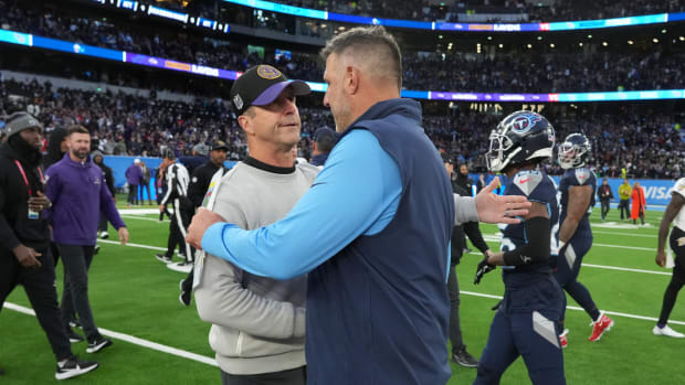 mike vrabel john harbaugh