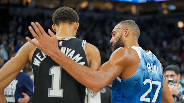 Victor Wembanyama, San Antonio Spurs, Rudy Gobert, Minnesota Timberwolves
