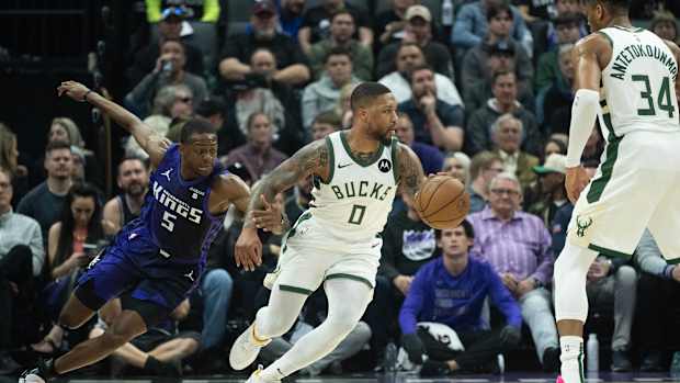 Giannis Antetokounmpo y Damian Lillard