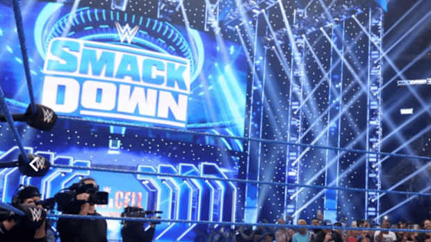 WWE SmackDown set and ropes