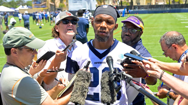 Dallas Cowboys running back Tony Pollard