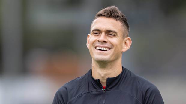 Rafael Santos Borré sonriendo
