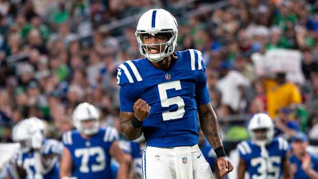 Anthony Richardson vs Eagles Preseason
