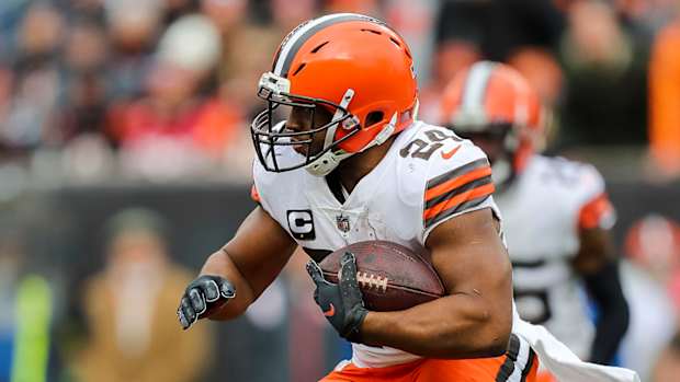 Browns running back Nick Chubb.