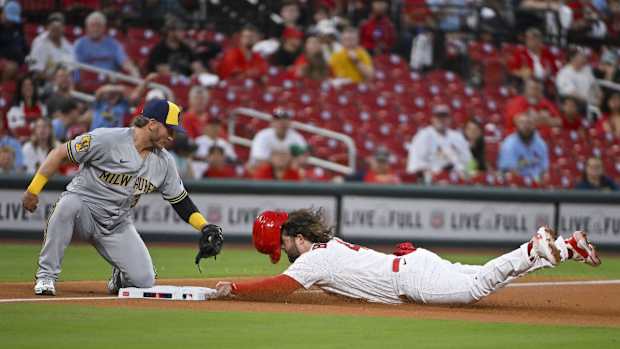 St. Louis Cardinals outfielder Alec Burleson