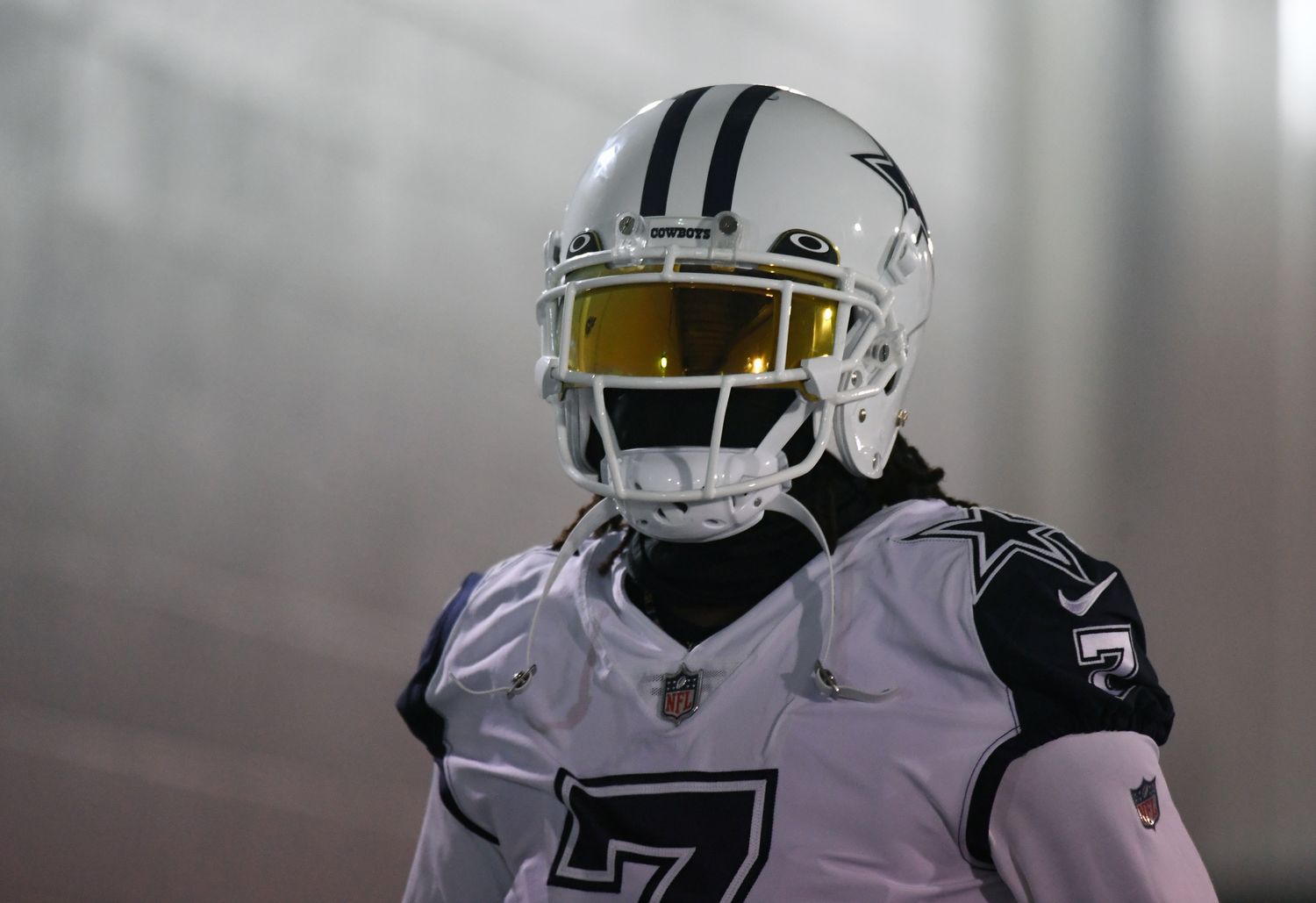 Cowboys cornerback Trevon Diggs before Dallas's 27-13 win over the Titans on Dec. 29, 2022.