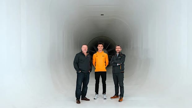 Zak Brown - Lando Norris - Andrea Stella - McLaren