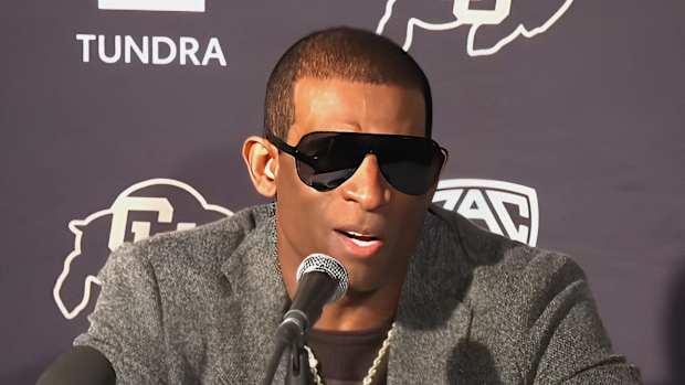 Deion Sanders in postgame press conference at Oregon