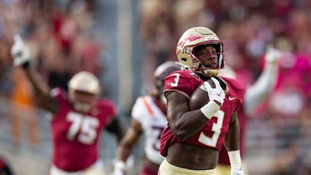 Florida State running back Trey Benson