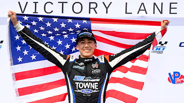 Nolan Siegel. Photo courtesy IndyCar.