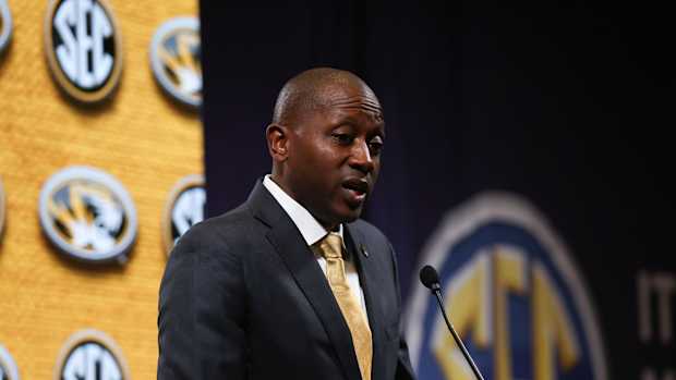 Missouri coach Dennis Gates at 2024 SEC Media Day