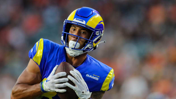 WR Lance McCutcheon in a 2022 NFL Preseason game