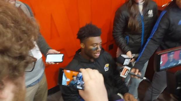 Devin Neal Oklahoma Postgame
