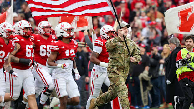 Long Chris Long Tunnel Walk 2023 Nebraska-Maryland football