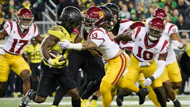 USC Trojans football Mason Cobb Oregon Ducks Bucky Irving