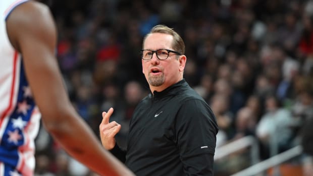 Nick Nurse dishes his thoughts on what played into the 76ers' loss against the Celtics.