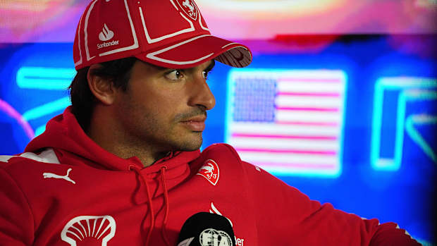 Carlos Sainz en conferencia de prensa