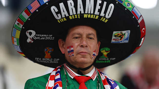 Caramelo ha sido reconocido por la FIFA como el mejor aficionado del mundo