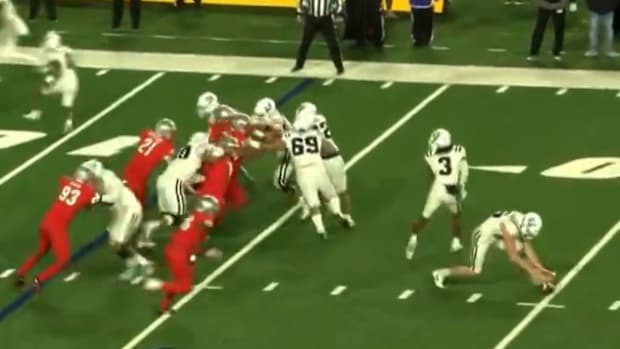 Utah State football versus New Mexico, Nov. 24, 2023.