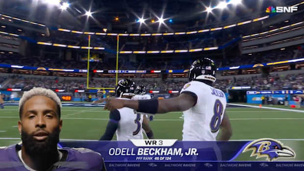 Odell Beckham Jr. introduces himself for "Sunday Night Football."