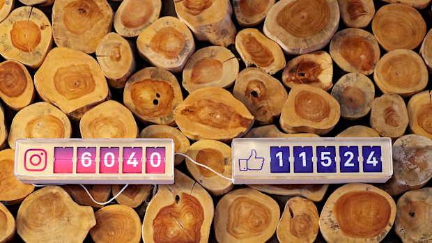 Tickers display Town Tavern s social media status, Wednesday, Sept. 20, 2023, in Copley, Ohio.