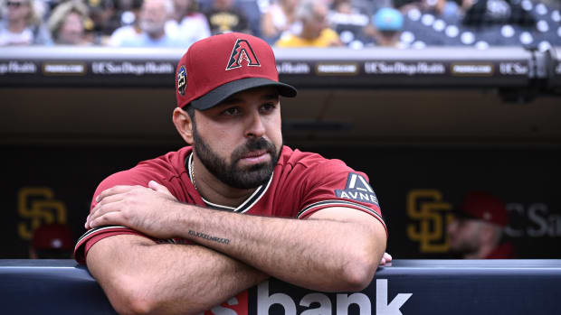 Nabil Crismatt in the dugout in August 19th, 2023