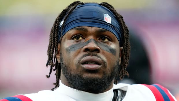 Patriots defensive back Jabrill Peppers during New England's 10-7 loss to the Giants on Nov. 26, 2023.