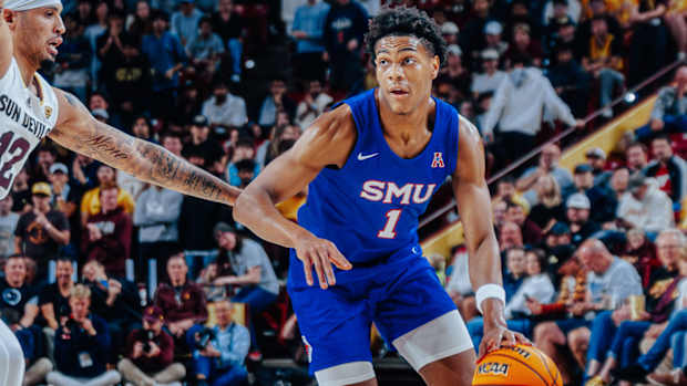 SMU's Zhuric Phelps looking to drive against Arizona State