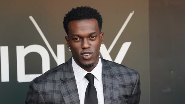 Maybin before the Yankees' 5-2 win over the Orioles on April 16, 2022.
