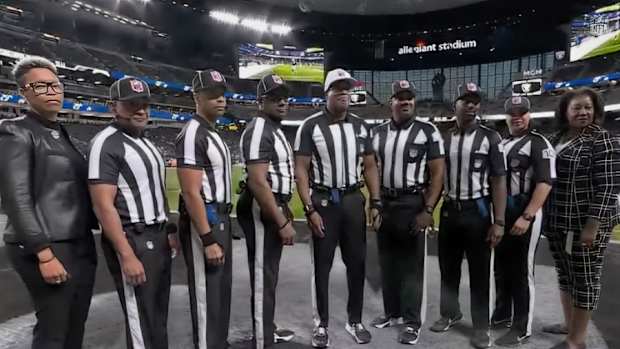 Historic All-Black Crew Officiates NFL Game