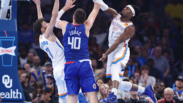 Lu Dort, Ivica Zubac, LA Clippers