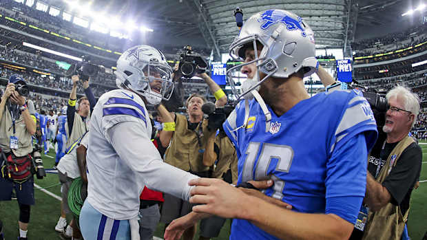 Detroit Lions quarterback embraces Dak Prescott