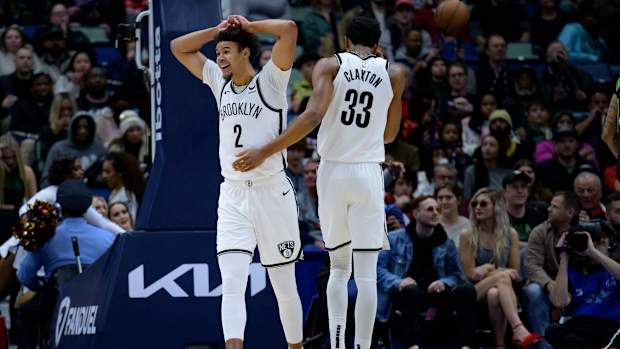 Brooklyn Nets forward Cameron Johnson (2)
