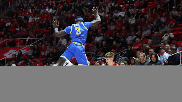Utah Utes Cole Bajema Adem Bona men's basketball