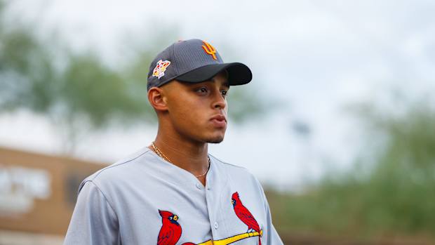 Former Cardinals and Blue Jays reliever - and new Giants starter - Jordan Hicks. (2023)