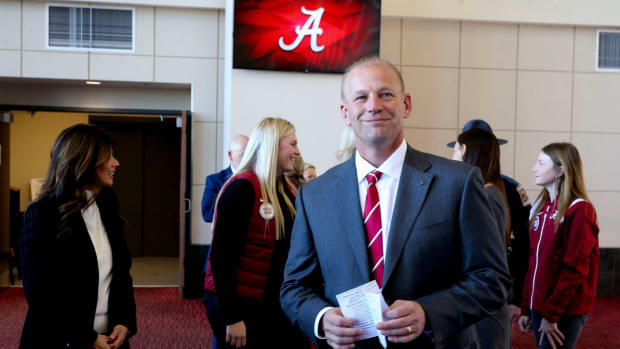 Kalen DeBoer arrives as the new coach of Alabama football.