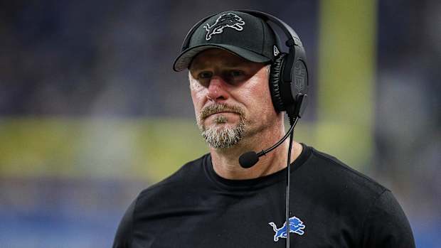 Detroit Lions head coach Dan Campbell
