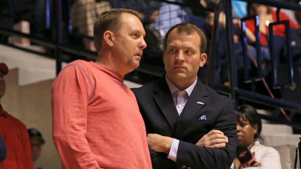Bjork, while the Ole Miss athletic director, presided over the Hugh Freeze debacle.