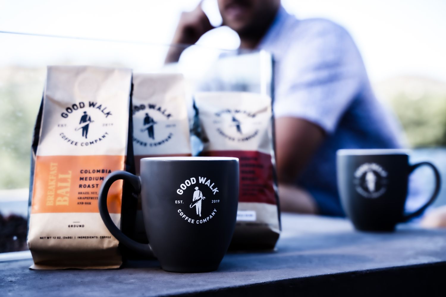 Good Walk Coffee Co. — mugs and coffee