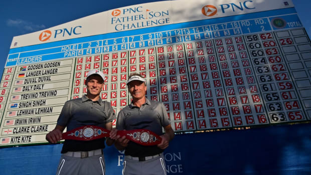 Bernhard and Jason Langer 2019 PNC Father-Son Challenge - Belt Winners