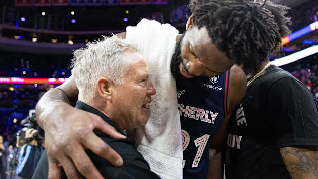 Joel Embiid gave Brett Brown his props on Monday night.