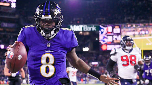 Baltimore Ravens quarterback Lamar Jackson