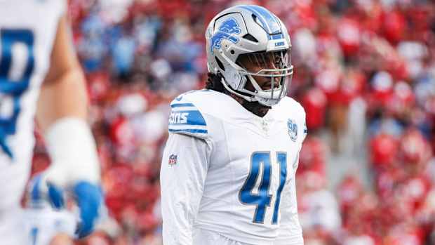 Detroit Lions outside linebacker James Houston.