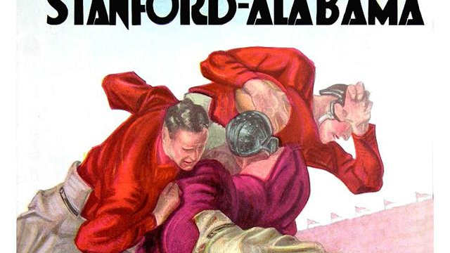 Rose Bowl gave cover, Alabama vs. Stanford, Jan. 1, 1927