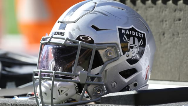 Las Vegas Raiders helmet