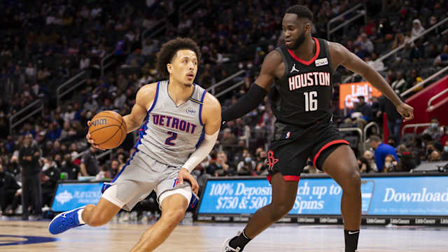 Usnan Garuba, Houston Rockets, Cade Cunningham, Detroit Pistons