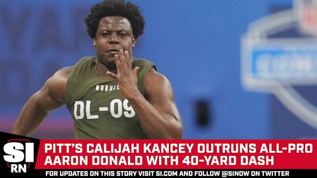 Calijah Kancey at the Combine